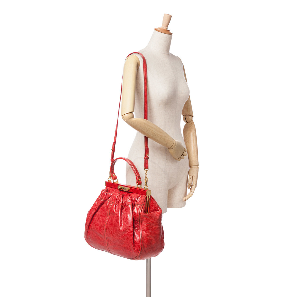 Pre-Loved Miu Miu Nappa Frame Lux Top Handle - Picture 10 of 10